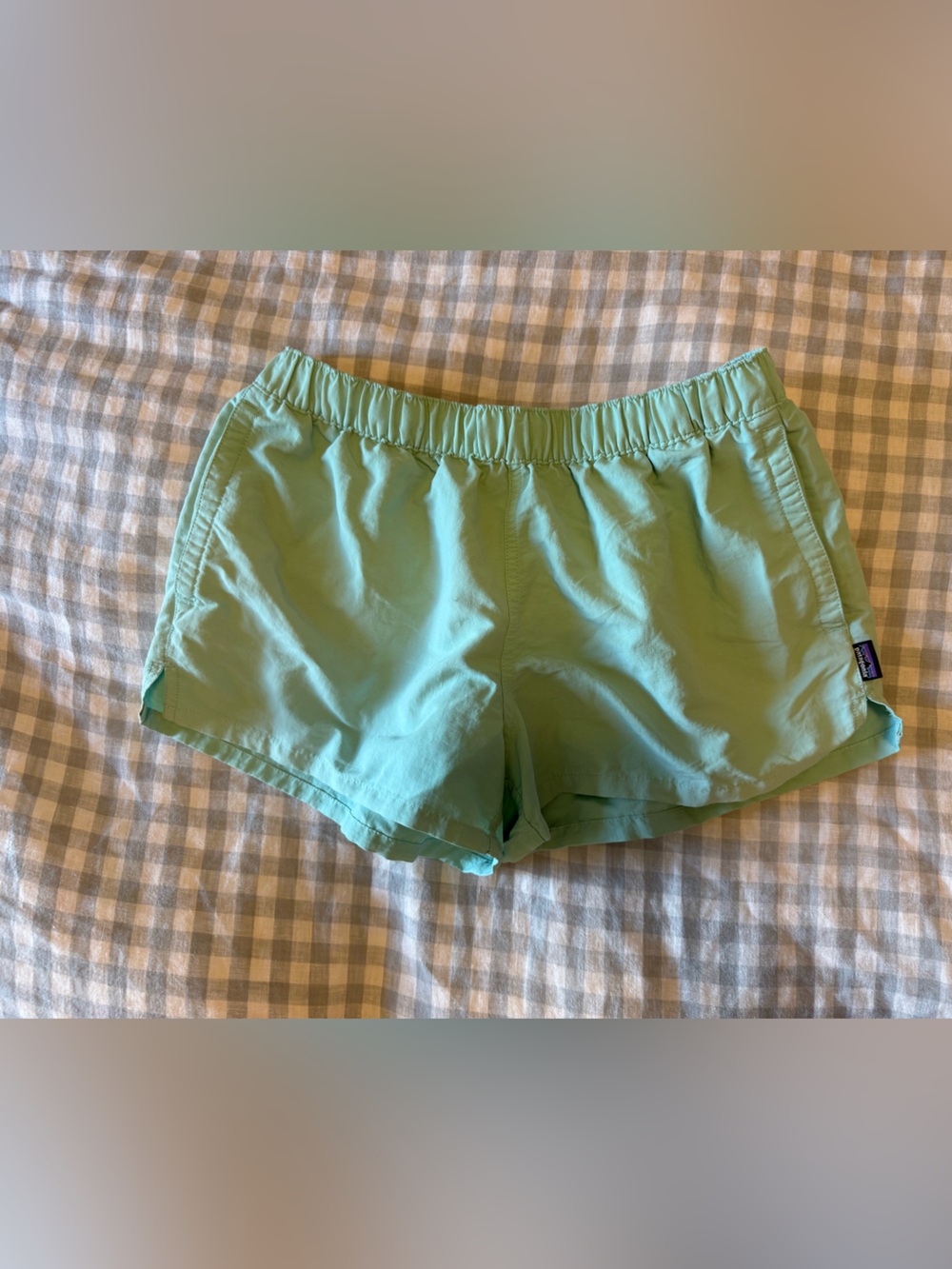 Patagonia Light Aqua Running Shorts